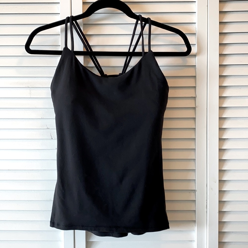 lululemon athletica Black Strappy Tank Top